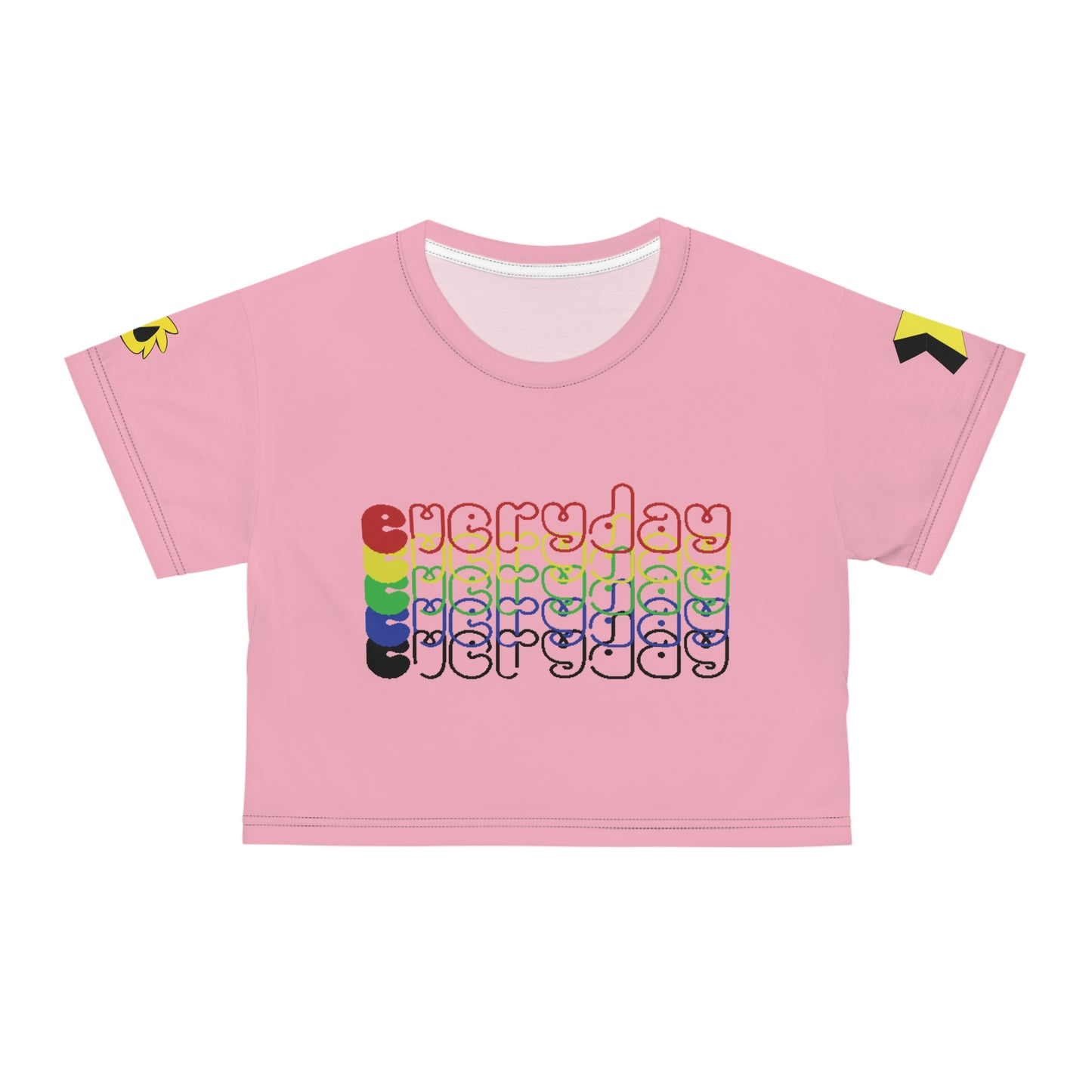 Crop Tee - Rainbow