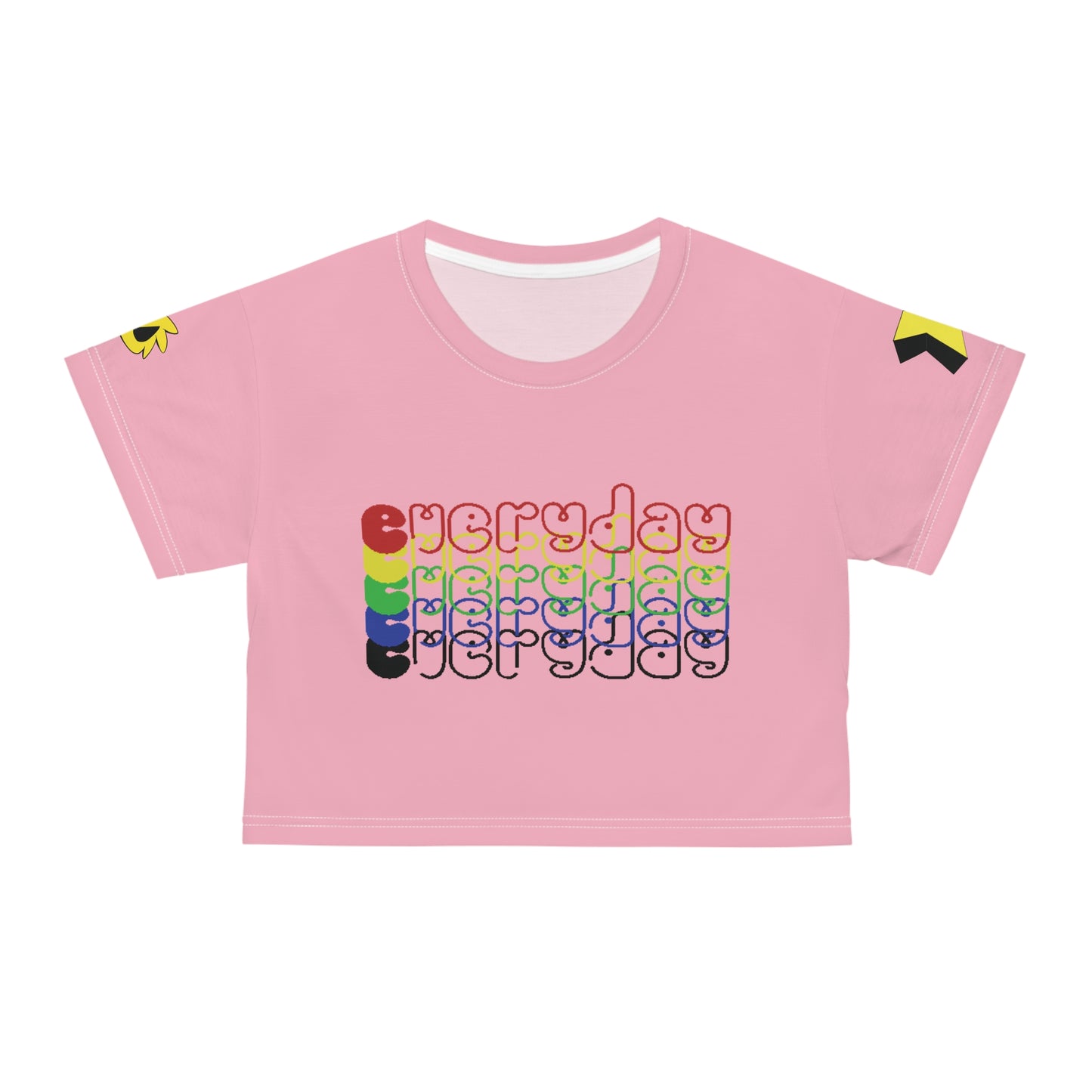 Crop Tee - Rainbow