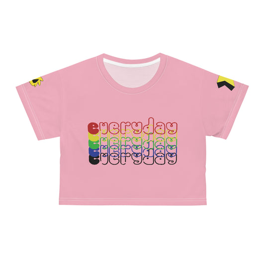 Crop Tee - Rainbow