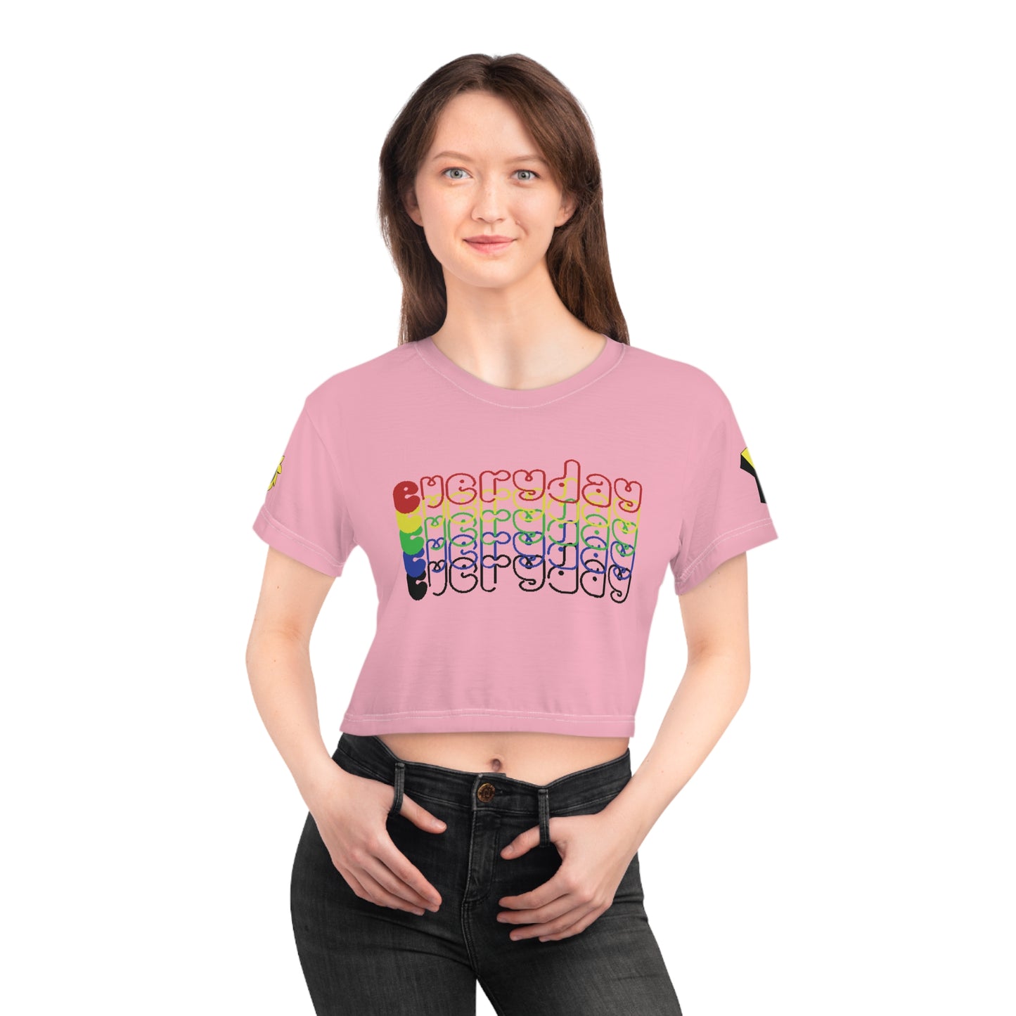 Crop Tee - Rainbow
